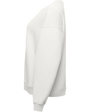 Ocio Leisurewear Oversized Crewneck - White