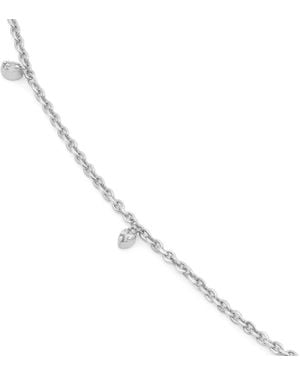 Kaizarin Eighteen Carat And Diamond Drop Necklace - Metallic