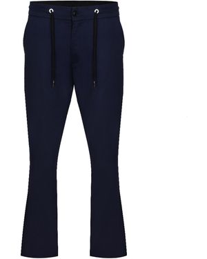 DAVID WEJ Loose Fit Chinos - Blue