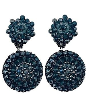 Fairchild Baldwin Amelia Anthracite Earrings - Blue