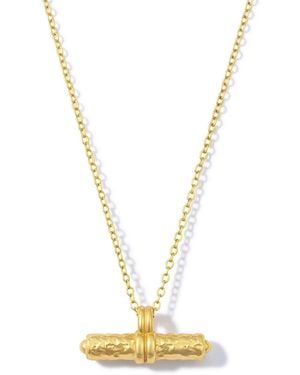 Formation Co. Jewellery Margot T-Bar Necklace - Metallic