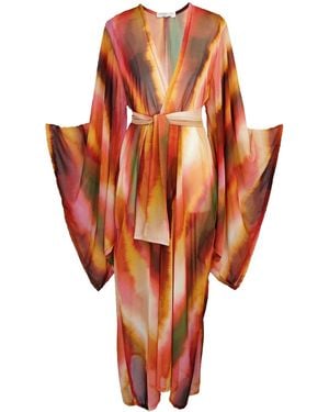 Jennafer Grace Sunset Mirage Kimono - Orange
