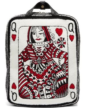Lulu Guinness Queen Of Hearts Backpack - Red