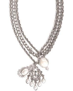 Caramel Vintage Jewellery Beatrice Multi Chain - Metallic