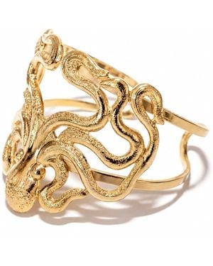 Volgara Bijoux Octopus-Plated Cuff Bracelet - Metallic