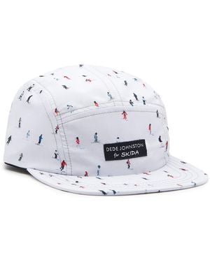 Dede Johnston Skier Brim Hat - White