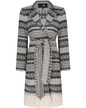 Madebyza Monochrome Noir Nomad Trench - Grey