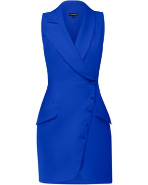 Tia Dorraine 'Significant Other Sleeveless Blazer Mini Dress - Blue