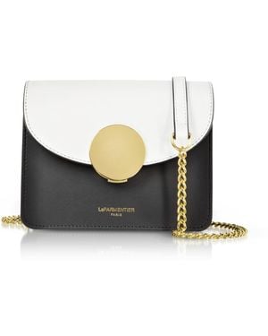 Le Parmentier New Ondina Mini Colour Block Shoulder Bag - White