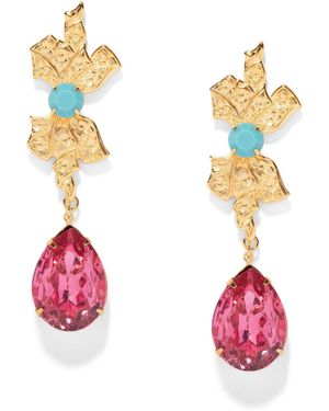 The Pink Reef Opera Earring - Pink