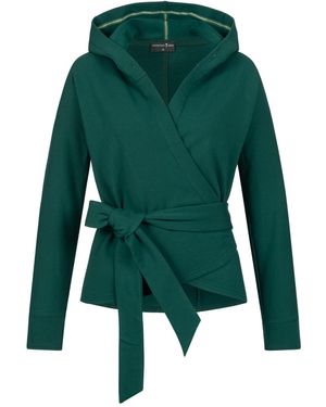 Marianna Déri Wrap Hoodie - Green