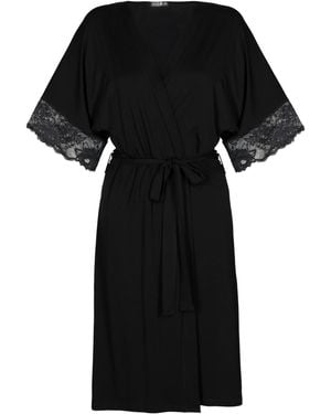 Oh!Zuza Elegant Robe - Black