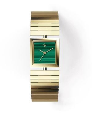 VANNA Linea Malachite Watch - Green