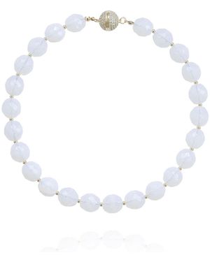 Saule Label Leni Grande Necklace - White