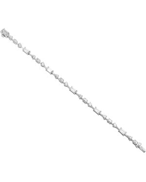 Arte Madrid Gemma Tennis Bracelet - Metallic