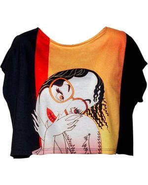 ARTISTA Anni Printed Top - Pink