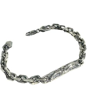 Tg-Jewellery by Tamara Gervasio Celtic Dog Plate Knife Edge Trace Chain - Metallic