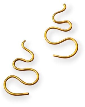 Oriaku Studio Kamba Earrings - Metallic