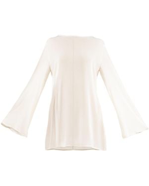 The Ethos Studio Ana Blouse-Dress - White