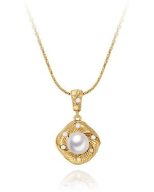 Retro Chic Canary Pendant - Metallic