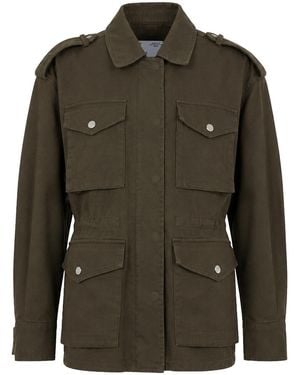 Ats the Label Leonna Utility Pocket Jacket - Green