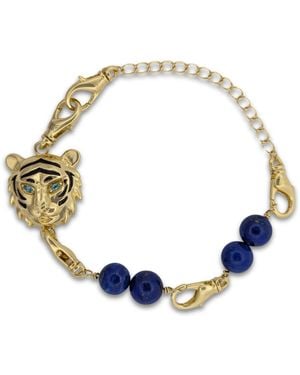 Frenvyrn Tiger Convertible Lapis Bracelet Bag Charm Small - Blue