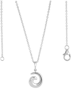 Lucy Quartermaine Element Swirl Pendant - Metallic