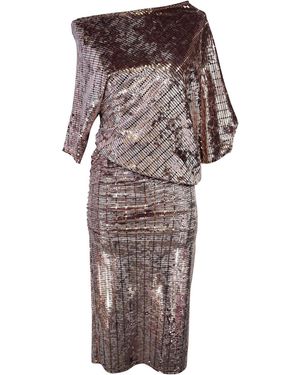 Jennafer Grace Discotron Ultraluxe Angle Dress - Brown