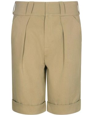 Gunda Hafner Ltd Neutrals Shorts With Turn - Natural