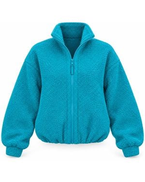 Girl In Mind Mimi Full Zip Fleece - Blue