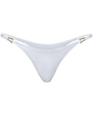 Bianca Resortwear Rose Swim Bottom - White