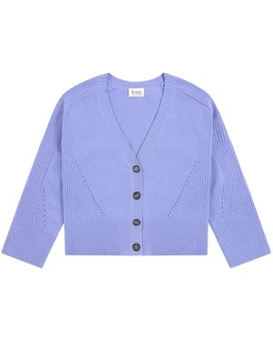 Loop Cashmere Cashmere Lofty Cardigan - Blue