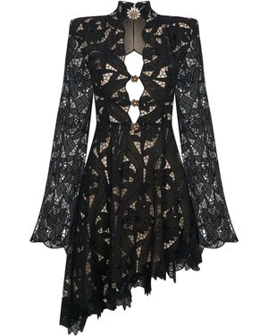 Tuba Ergin Wilma Lale Mini Dress - Black