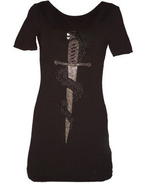 Any Old Iron Snake And Dagger Dress - Black