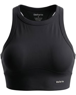 Bellaria Active High-Neck Sports Bra - Black