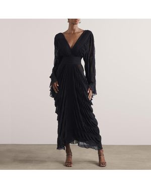 Sanctumum Calliope Kimono Evening Dress - Black