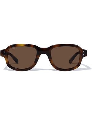 Cossimo Belize Tres Tortoiseshell Acetate Sunglasses - Brown