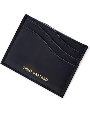 VIDA VIDA Leather Wave Card Holder - Blue