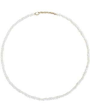 Kiri & Belle Lia Mini Freshwater Pearl Filled Necklace - Metallic