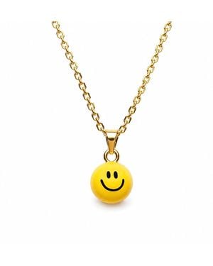 WHYAT Moody Hand-Painted Necklace – Sterling, -Plated - Metallic