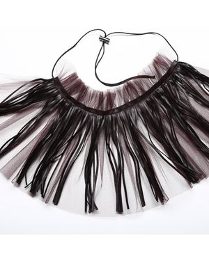 Silvia Serban Tulle Collar - Brown