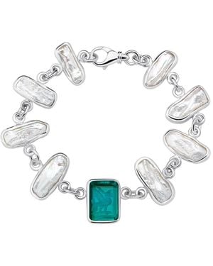 Stefan Tiron Alessio Silva Bracelet - Blue