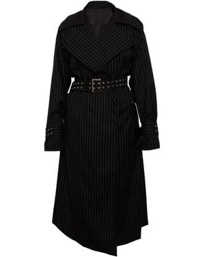 Paloma Lira Dark Knight Trench Coat - Black