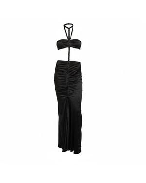 Suyty Pocahontas Satin Long - Black