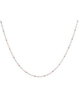 Dolcetto Designs Bolla Necklace Vermeil And Enamel - Metallic