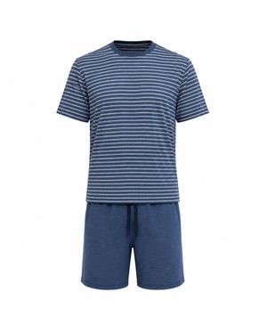 Zd - Zero Defects Short Modal Pyjamas Kouros - Blue