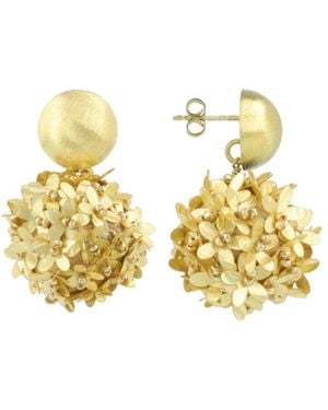 LOTT.gioielli Light Earrings Daisy Flower Globe M - Metallic