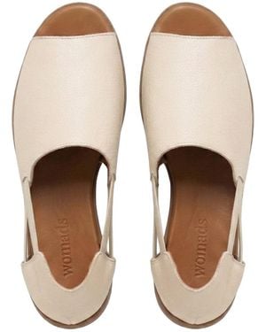 Womads Vanilla Cream Peep Toes - Natural
