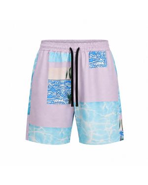 mysimplicated Water Bermuda Shorts - Blue