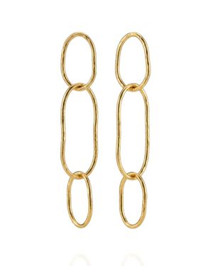Jaredjamin Shackle Link Drop Earrings - Metallic
